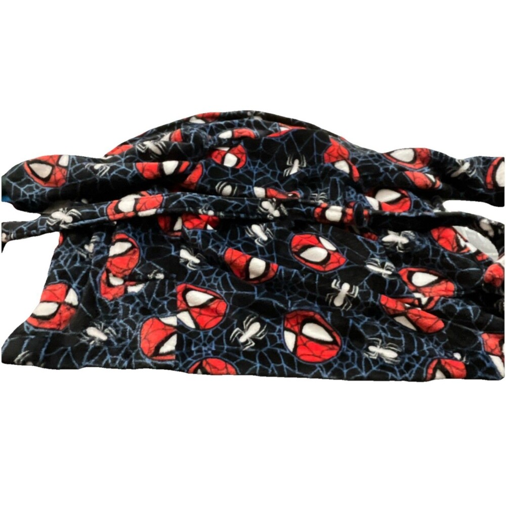 Marvel Spider-Man Boys Robe 3T 100% Polyester Black Red Superhero